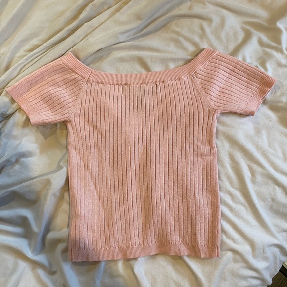 Off the shoulder ribbed top - Picture 6 of 6